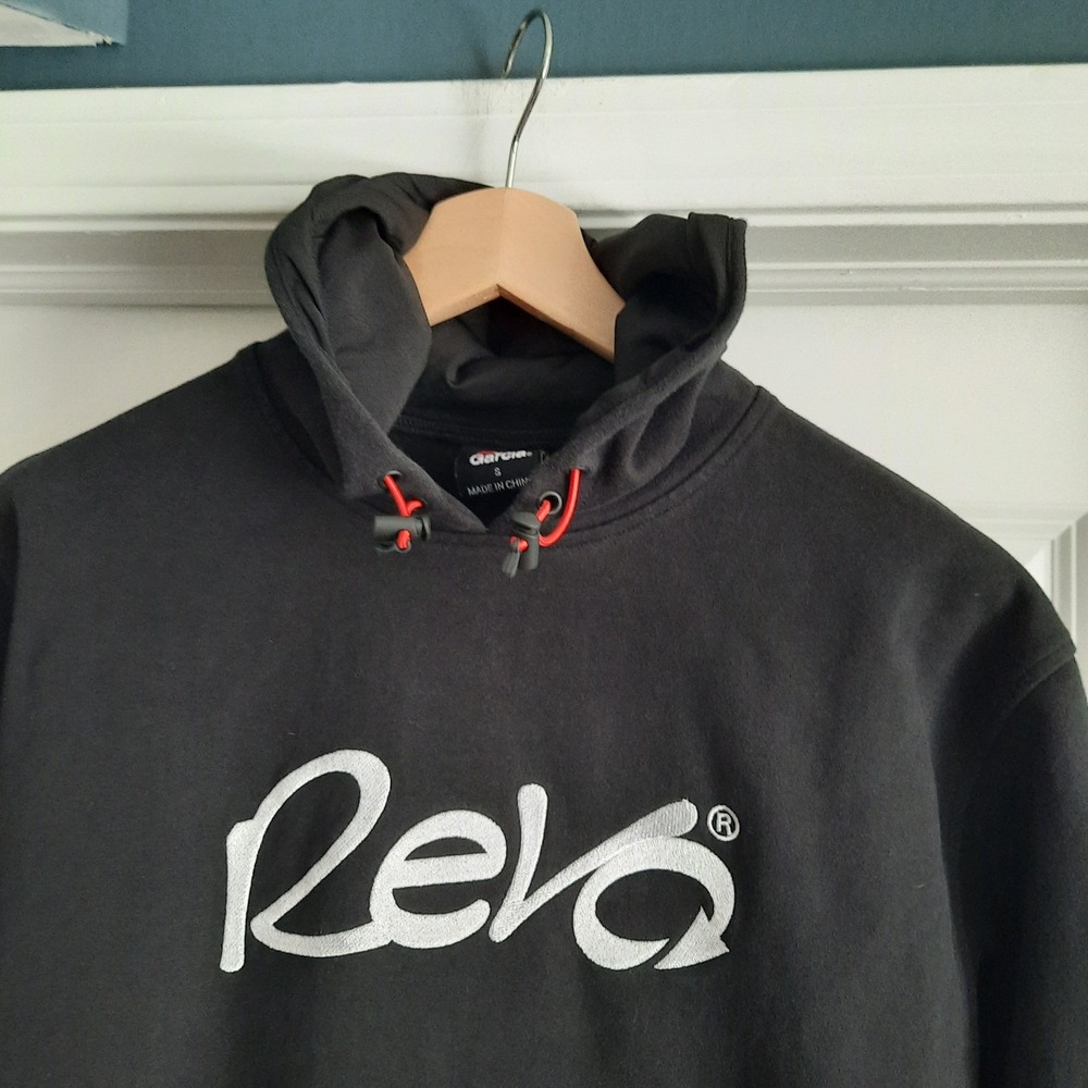 Abu Garcia Hoodie Adult Small Black Sweatshirt‎ Fishing Revo Fleece Sweater - Picture 3 of 11